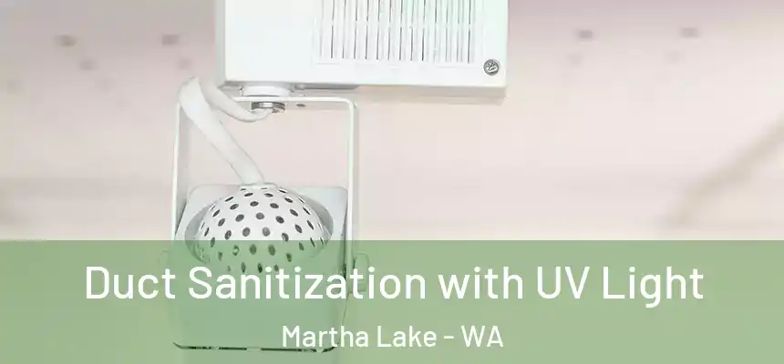  Duct Sanitization with UV Light Martha Lake - WA